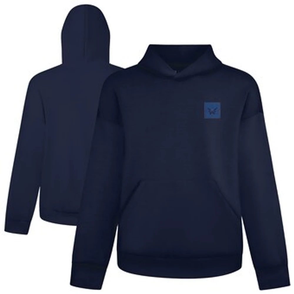 Men's Levelwear Navy Washington Capitals Signature Pullover Hoodie