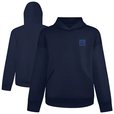 Men's Levelwear Navy Edmonton Oilers Signature Pullover Hoodie