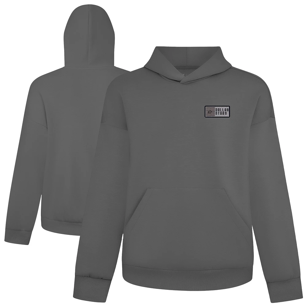 Men's Levelwear Gray Dallas Stars Luxe Signature Lineage Tri-Blend Pullover Hoodie