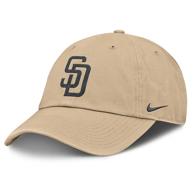 Men's Nike Khaki San Diego Padres Club Adjustable Hat