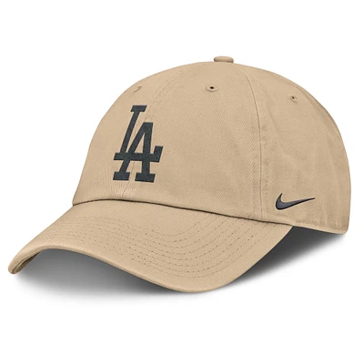 Men's Nike Khaki Los Angeles Dodgers Club Adjustable Hat