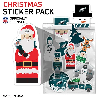 Philadelphia Eagles Holiday Sticker Set