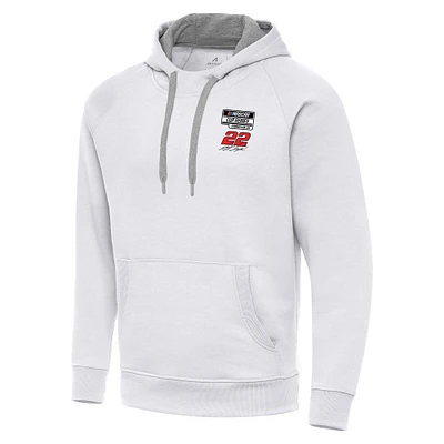 Men's Antigua Joey Logano Three-Time NASCAR Cup Series Champion Victory Pullover Hoodie