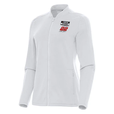 Women's Antigua Joey Logano Three-Time NASCAR Cup Series Champion Continual Full-Zip Jacket
