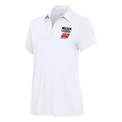 Women's Antigua Joey Logano Three-Time NASCAR Cup Series Champion Era Polo