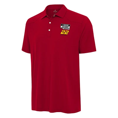 Men's Antigua Joey Logano Three-Time NASCAR Cup Series Champion Western Polo