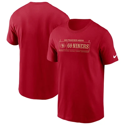 Men's Nike Scarlet San Francisco 49ers Primetime Local Essential T-Shirt