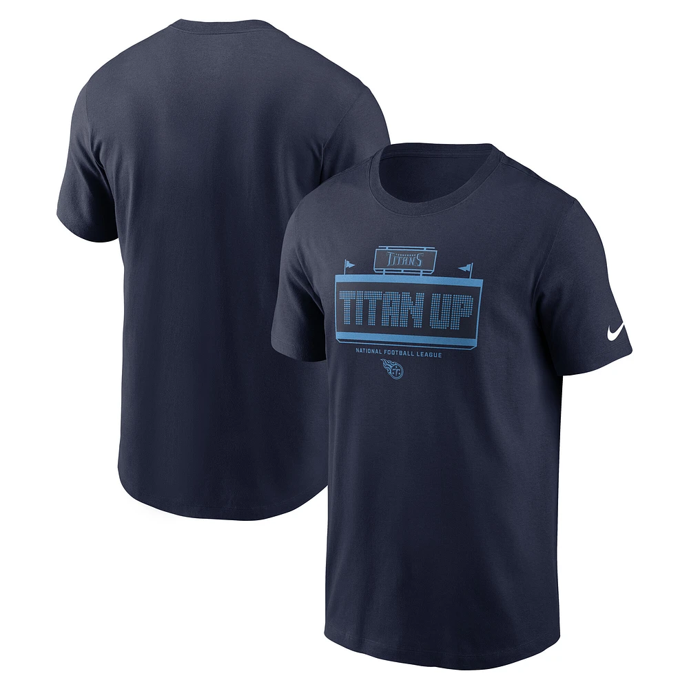 Men's Nike Navy Tennessee Titans Primetime Local Essential T-Shirt