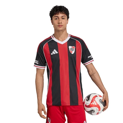 Men's adidas Black Club Atlético River Plate 2025/26 Away Replica Jersey