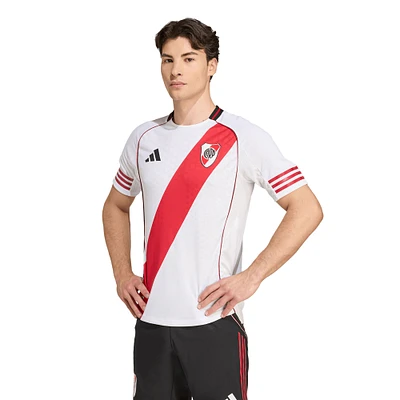 Men's adidas White Club Atlético River Plate 2025/26 Home Authentic Jersey