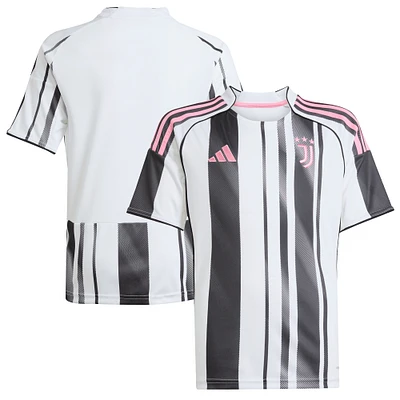 Youth adidas White Juventus 2025/26 Home Replica Jersey