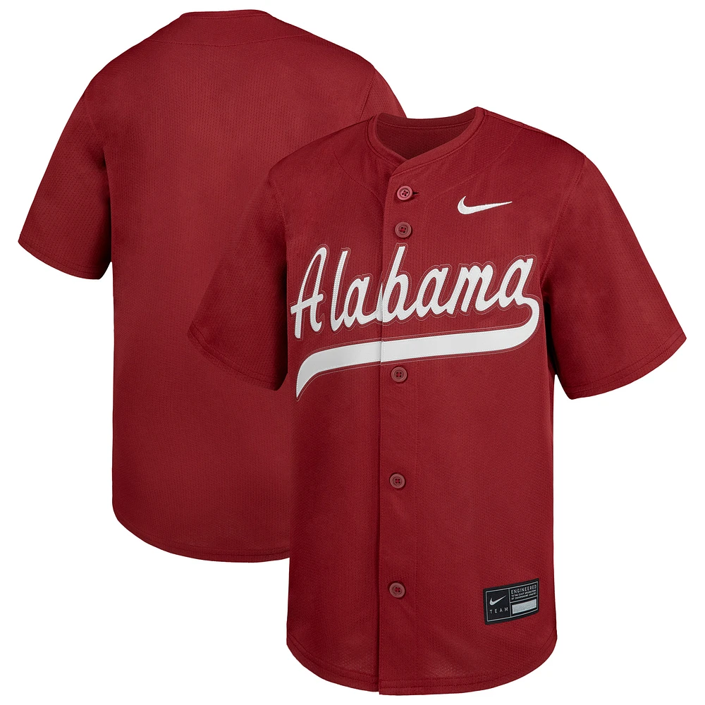 Youth Nike Crimson Alabama Tide Limited Baseball Jersey