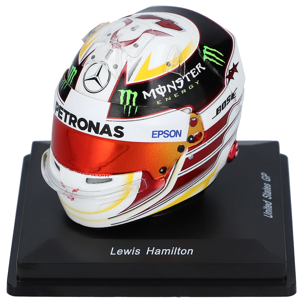 Spark Models Lewis Hamilton Mercedes-AMG Petronas F1 Team US GP 2015 World Champion Mini Helmet