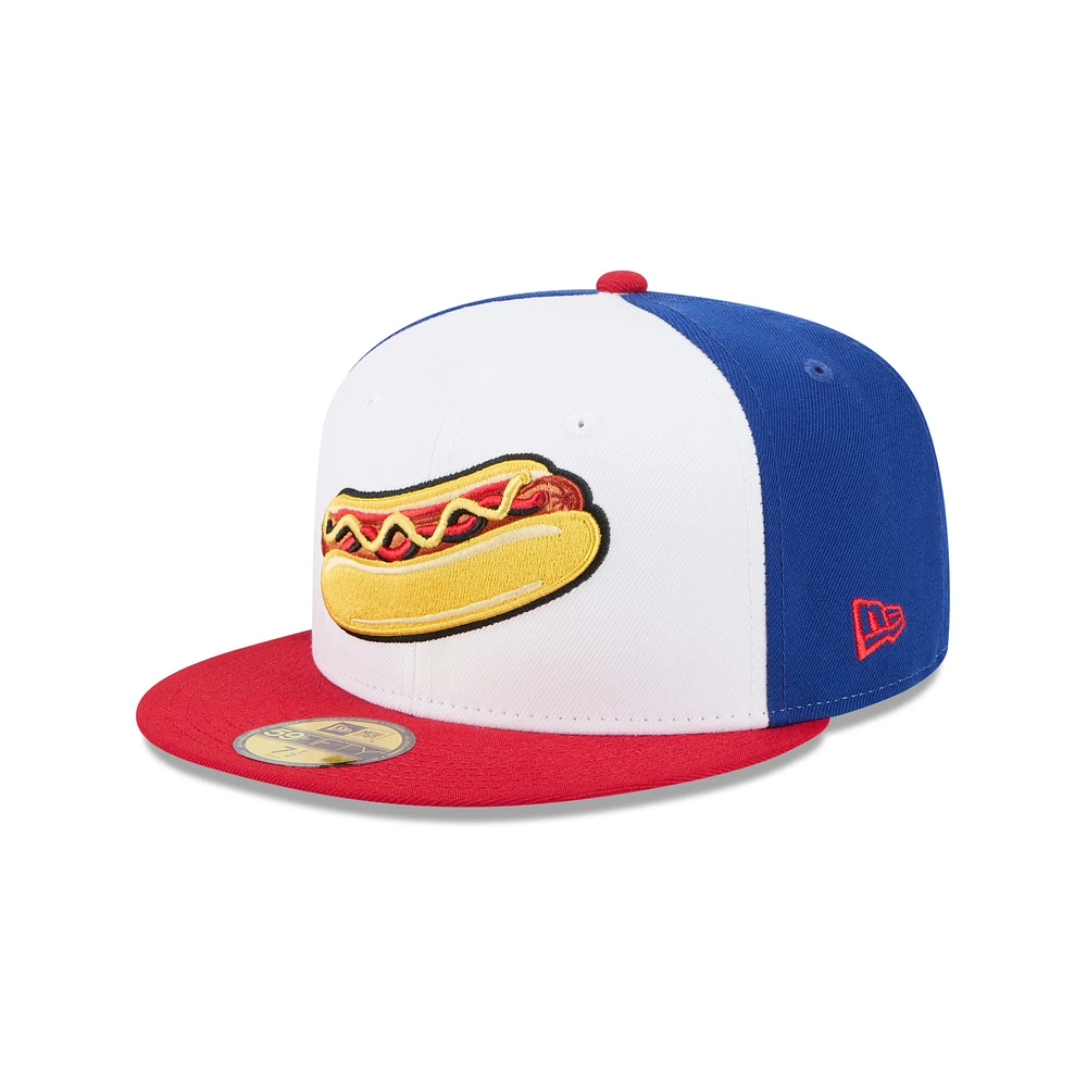 Men's New Era White Reading Fightin Phils Theme Nights 59FIFTY Fitted Hat