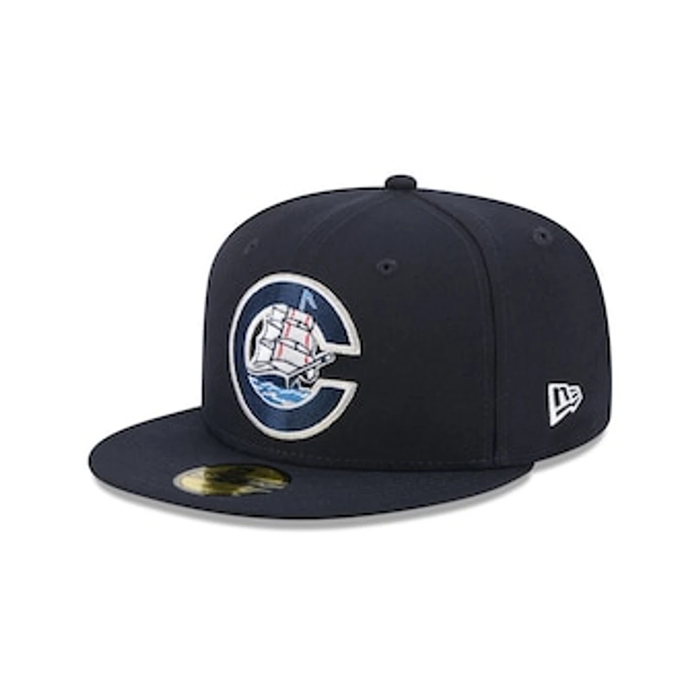 Men's New Era Navy Columbus Clippers Theme Nights 59FIFTY Fitted Hat