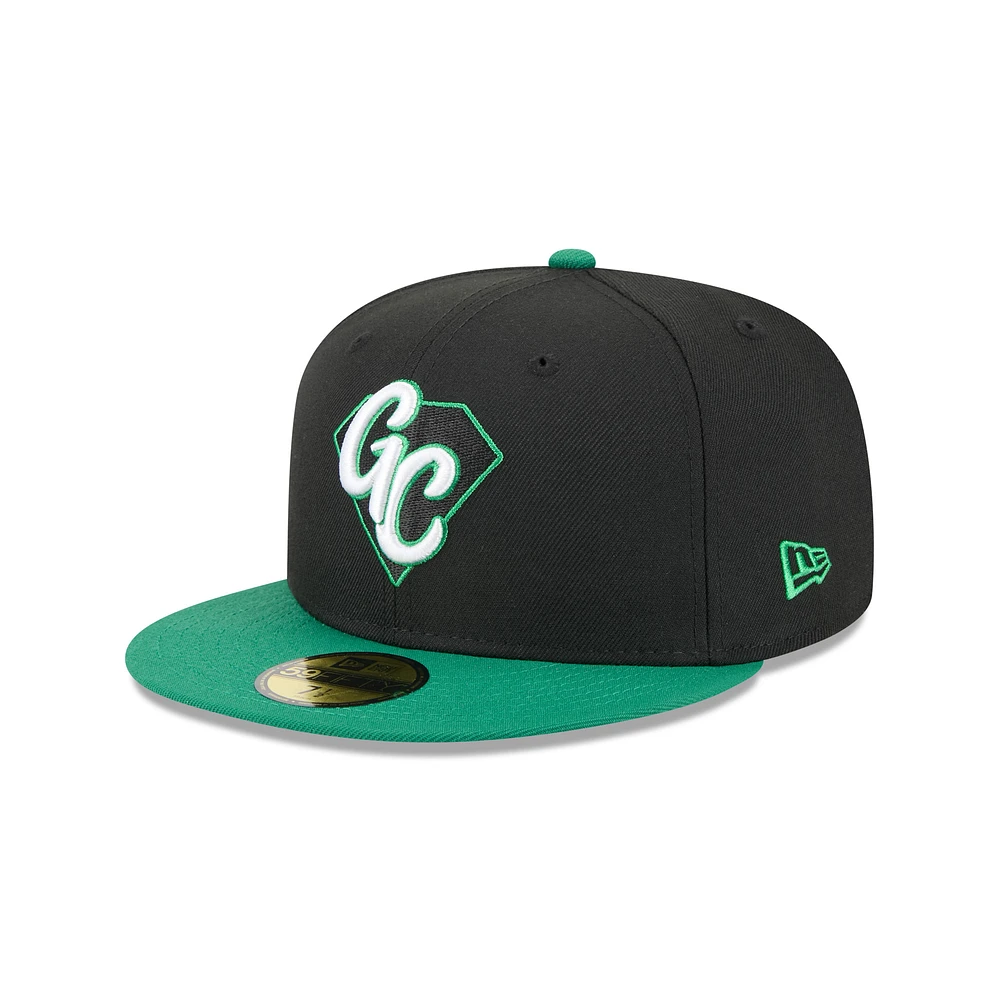 Men's New Era Black Dayton Dragons Theme Nights 59FIFTY Fitted Hat