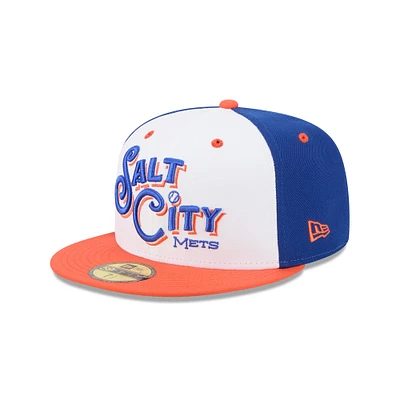 Men's New Era Blue Syracuse Mets Theme Nights 59FIFTY Fitted Hat