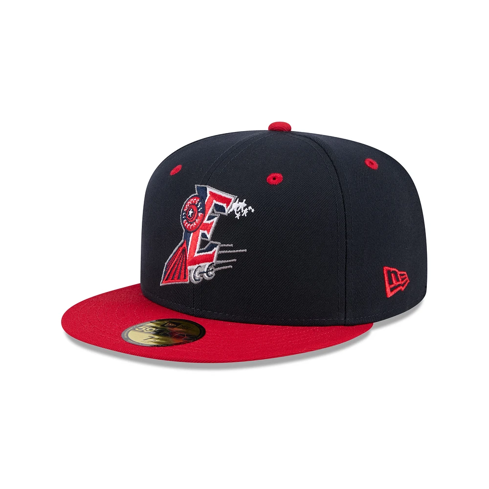 Men's New Era Navy Round Rock Express Theme Nights 59FIFTY Fitted Hat