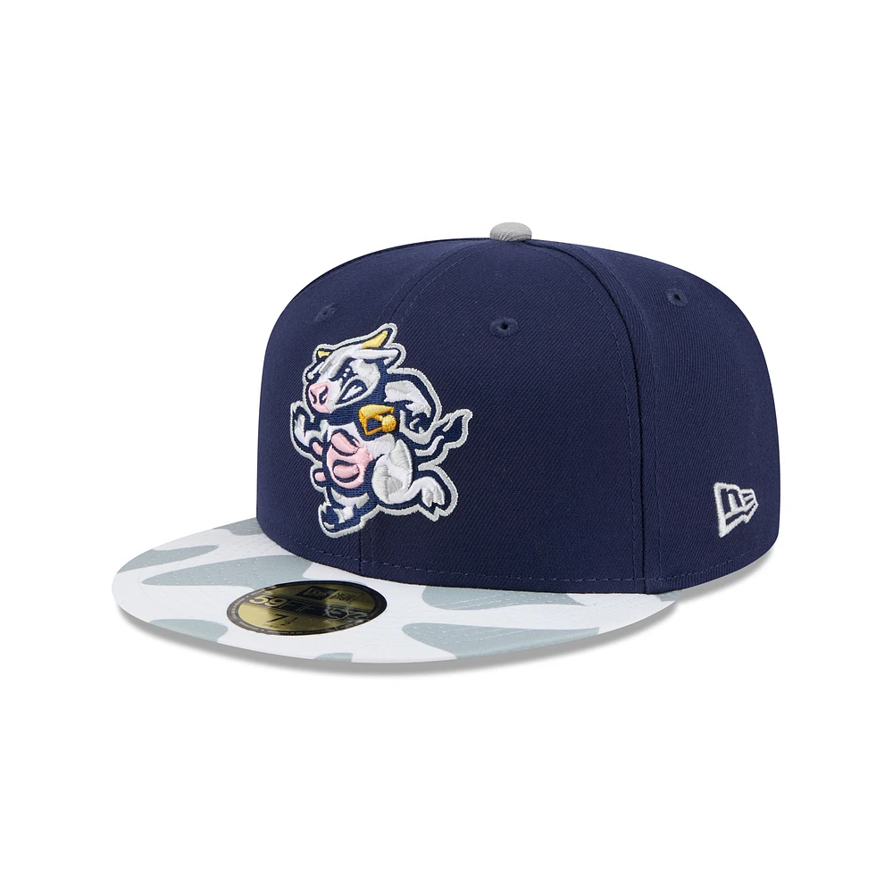 Men's New Era Navy Wisconsin Timber Rattlers Theme Nights 59FIFTY Fitted Hat