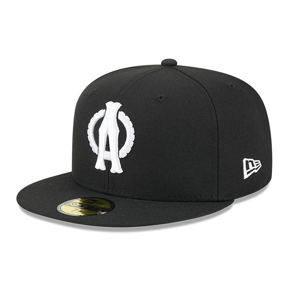 Men's New Era Black Akron RubberDucks Theme Nights 59FIFTY Fitted Hat