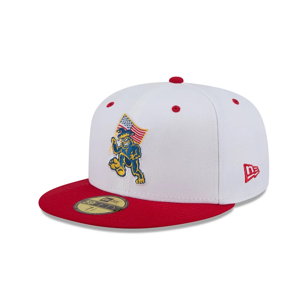 Men's New Era Eugene Emeralds Theme Nights 59FIFTY Fitted Hat