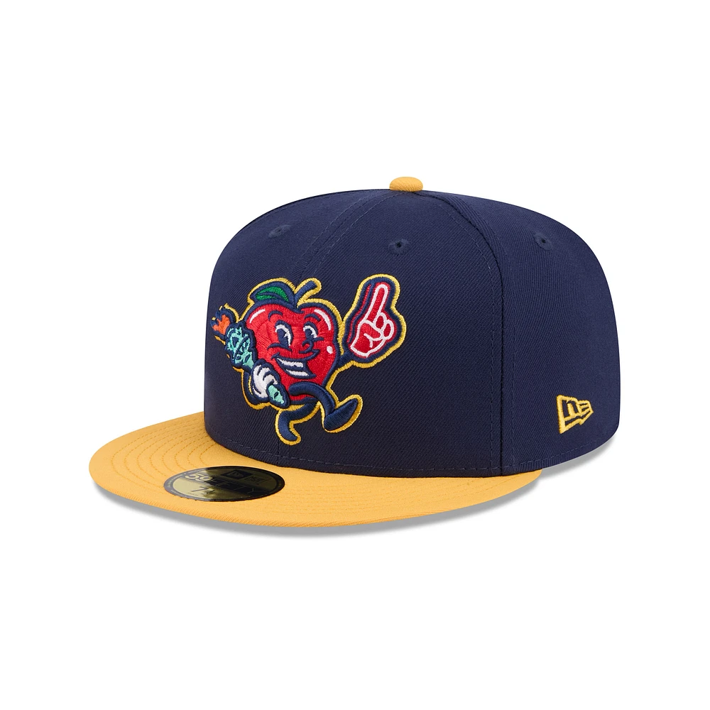 Men's New Era Navy Hudson Valley Renegades Theme Nights 59FIFTY Fitted Hat
