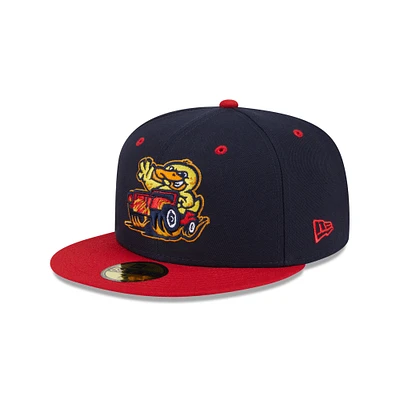 Men's New Era Navy Toledo Mud Hens Theme Nights 59FIFTY Fitted Hat