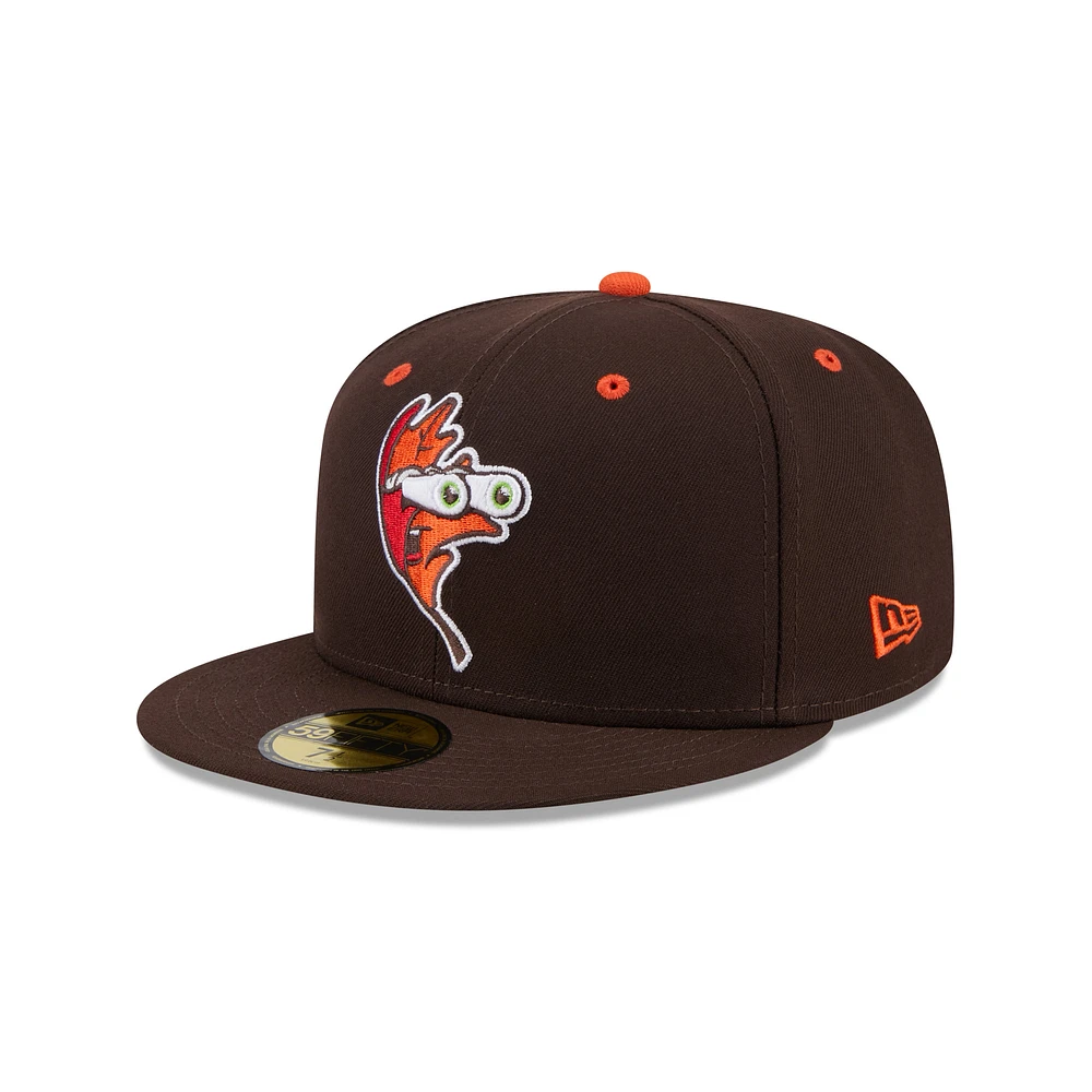 Men's New Era Hartford Yard Goats Theme Nights 59FIFTY Fitted Hat