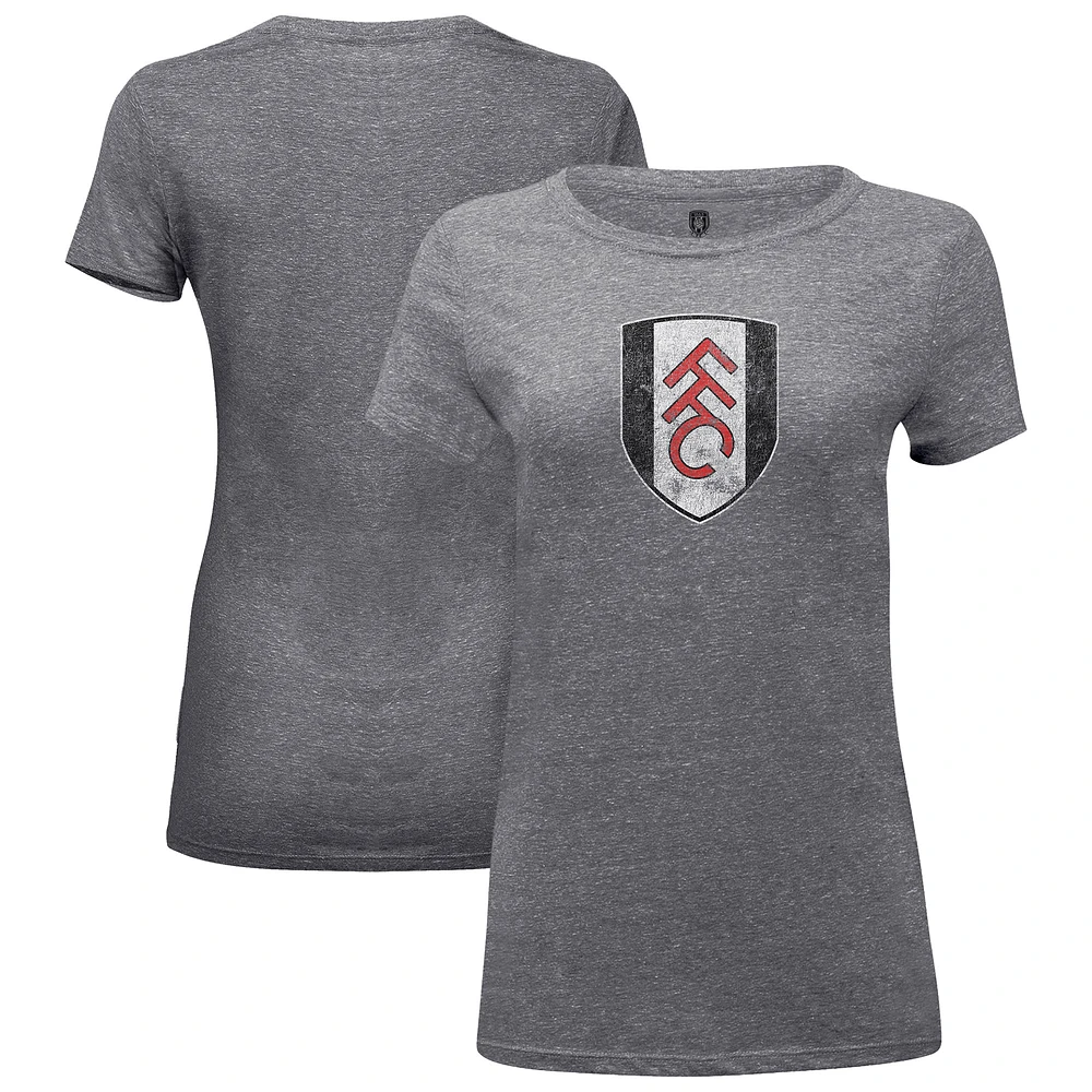 Women's 1863FC Heather Gray Fulham Color Badge Tri-Blend T-Shirt