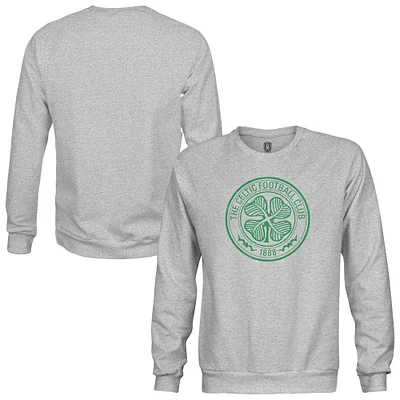 Men's 1863FC Heather Gray Celtic Pullover Crewneck Sweatshirt