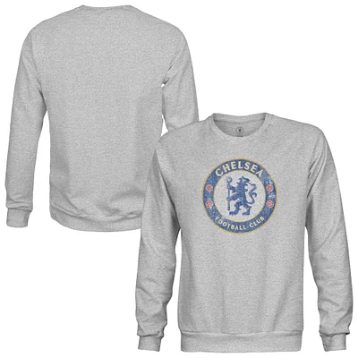 Men's 1863FC Heather Gray Chelsea Pullover Crewneck Sweatshirt