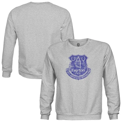 Youth 1863FC Heather Gray Everton Pullover Crewneck Sweatshirt