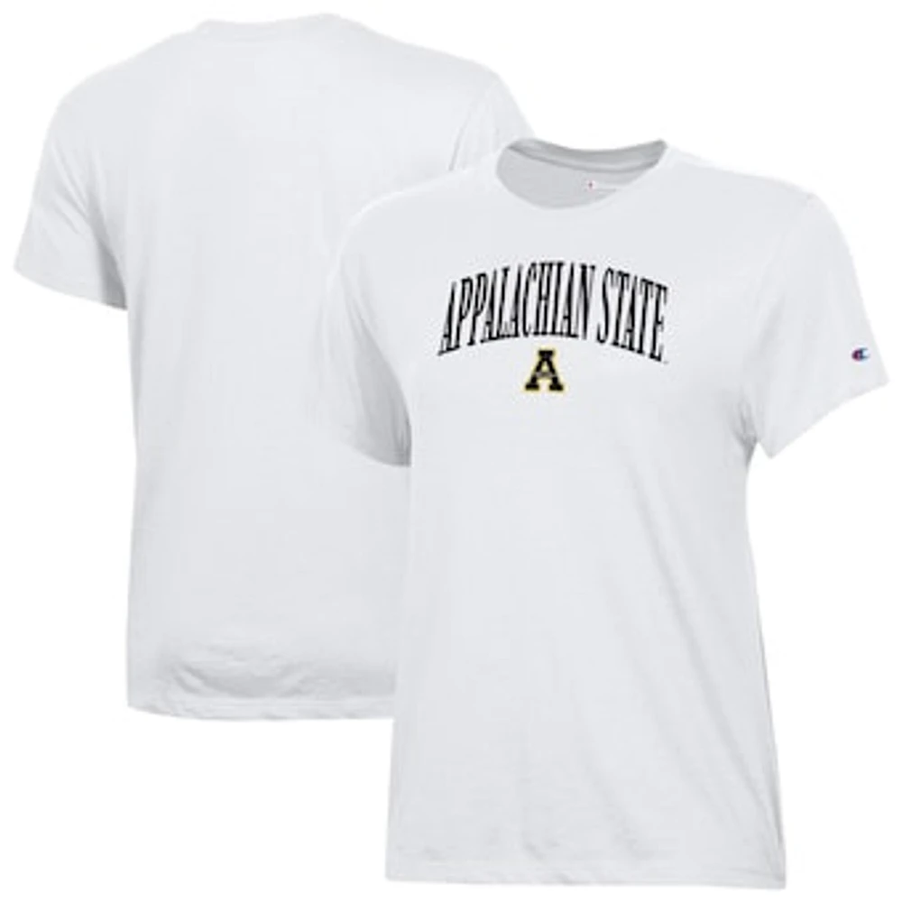 Women's Champion White Appalachian State Mountaineers Core T-Shirt