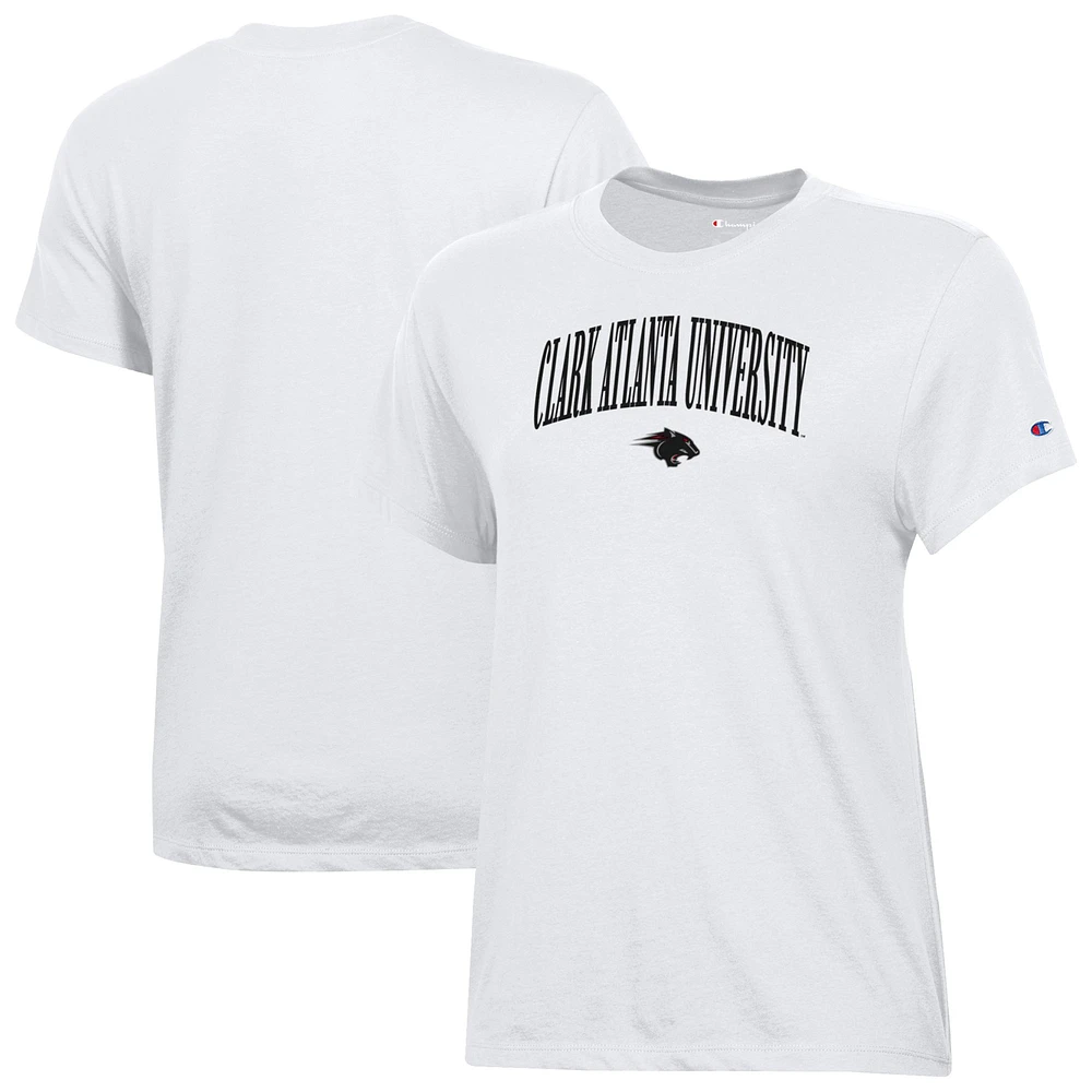 Women's Champion White Clark Atlanta University Panthers Core T-Shirt
