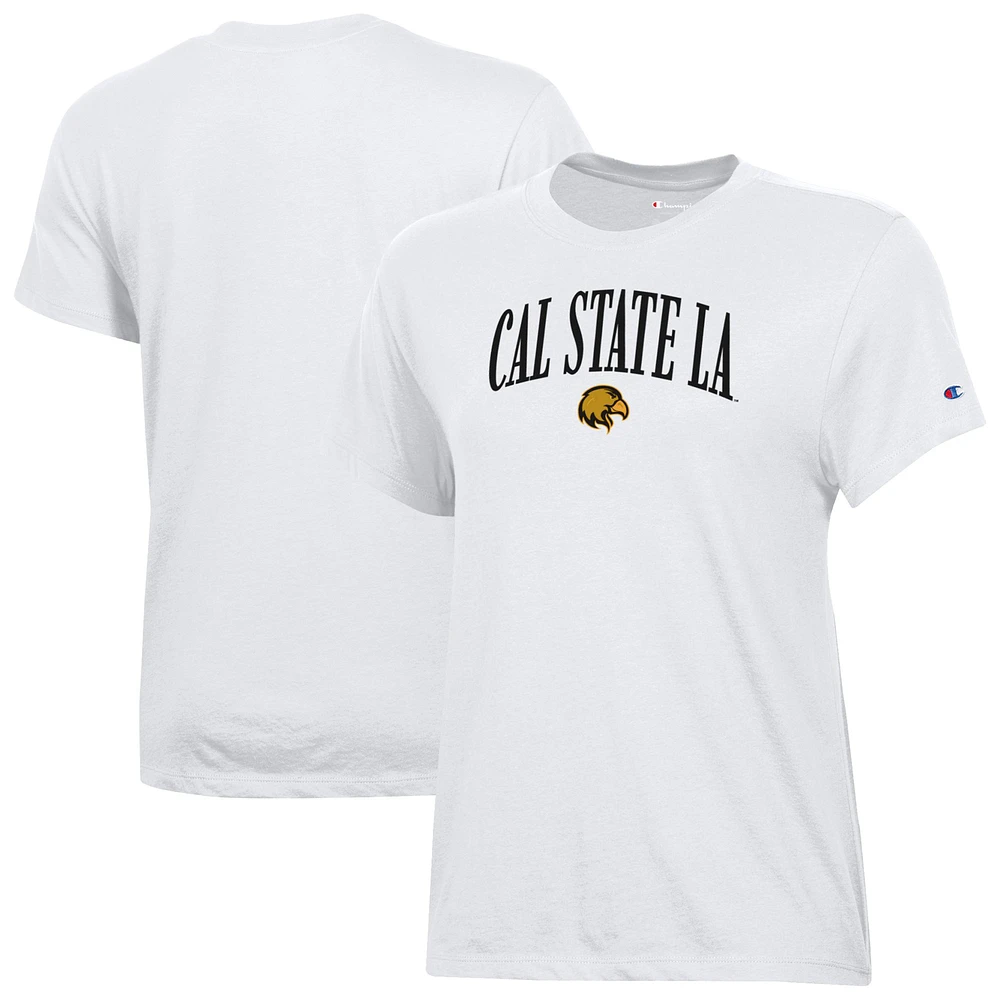 Women's Champion White Cal State L.A. Golden Eagles Core T-Shirt