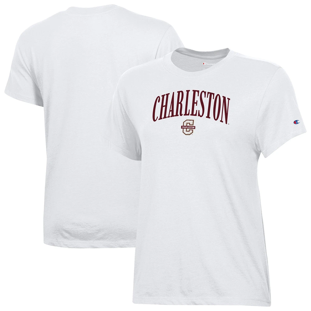 Women's Champion White Charleston Cougars Core T-Shirt