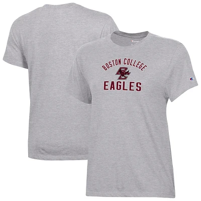 Women's Champion Gray Boston College Eagles Core T-Shirt