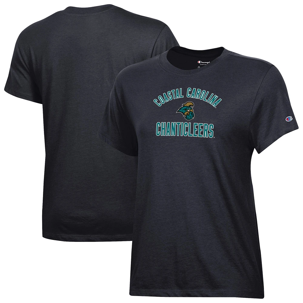 Women's Champion Black Coastal Carolina Chanticleers Core T-Shirt