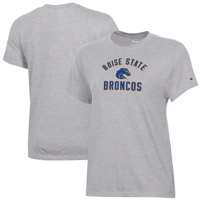 Women's Champion Gray Boise State Broncos Core T-Shirt