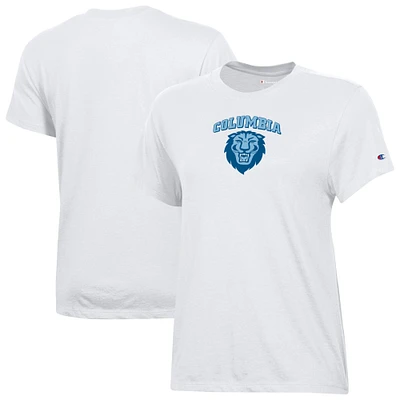 Women's Champion White Columbia University Core T-Shirt