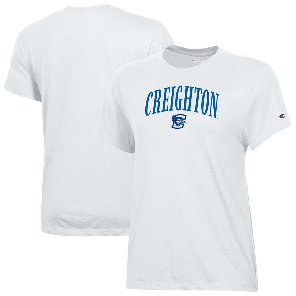 Women's Champion White Creighton Bluejays Core T-Shirt