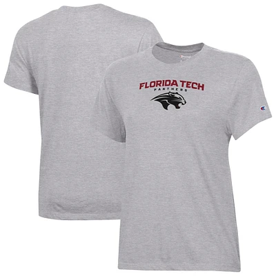 Women's Champion Gray Florida Tech Panthers Core T-Shirt
