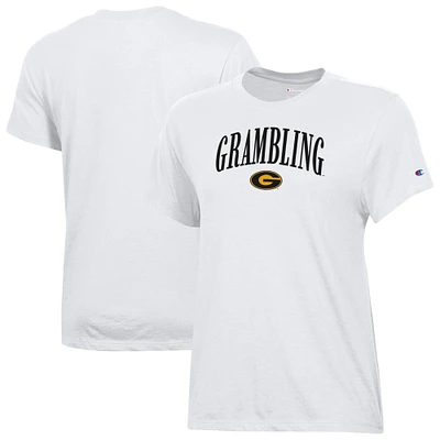 Women's Champion White Grambling Tigers Core T-Shirt