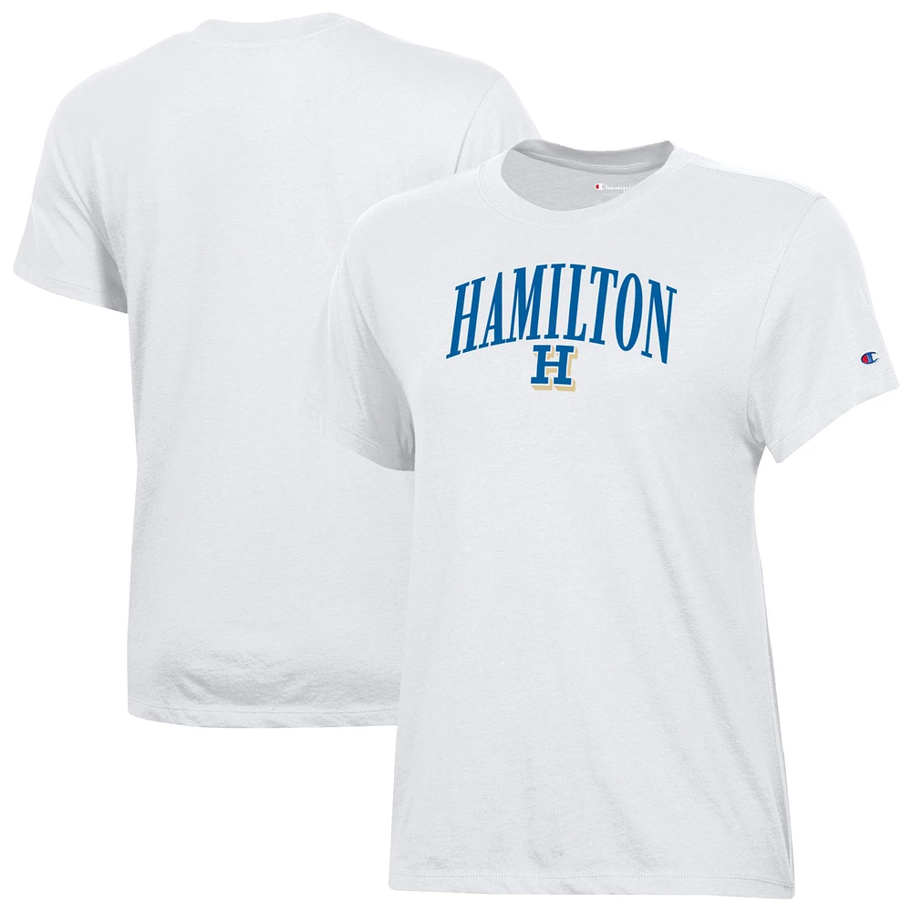 Women's Champion White Hamilton Continentals Core T-Shirt