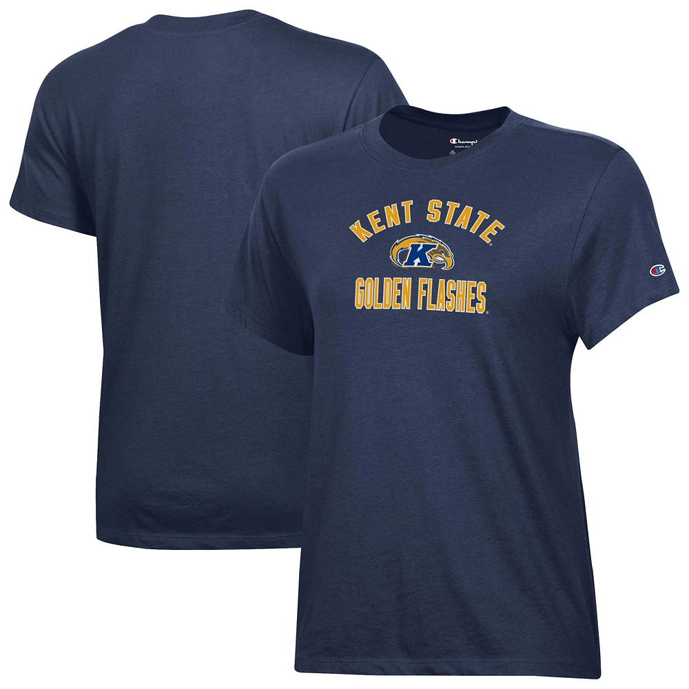Women's Champion Navy Kent State Golden Flashes Core T-Shirt