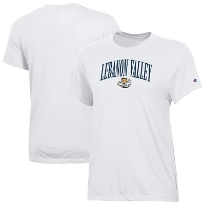 Women's Champion White Lebanon Valley College Core T-Shirt