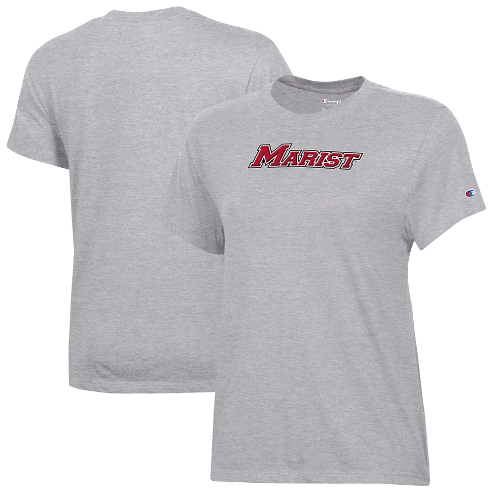 Women's Champion Gray Marist Red Foxes Core T-Shirt