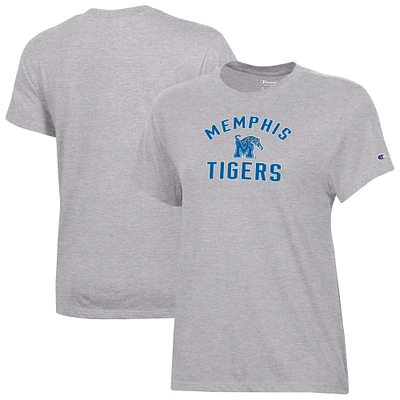 Women's Champion Gray Memphis Tigers Core T-Shirt