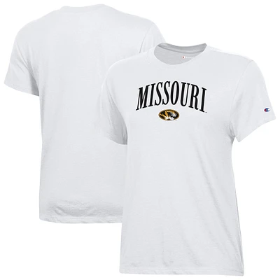 Women's Champion White Missouri Tigers Core T-Shirt
