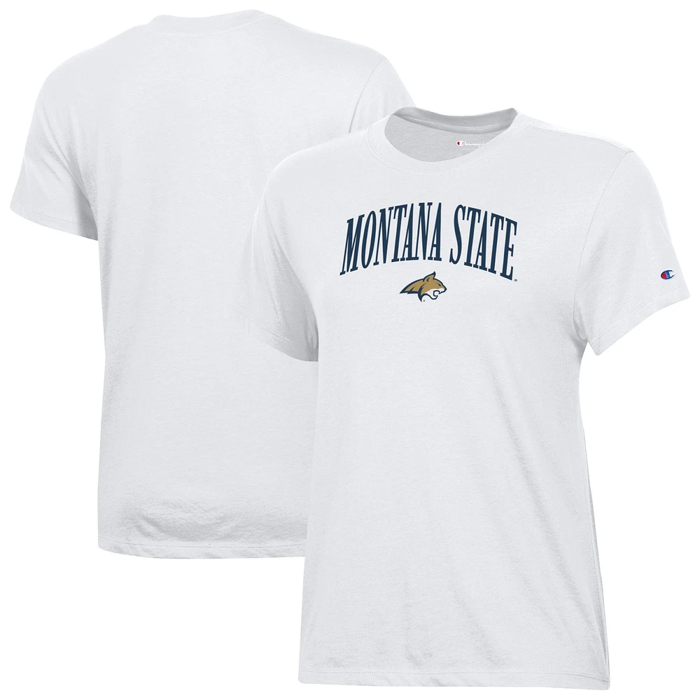 Women's Champion White Montana State Bobcats Core T-Shirt